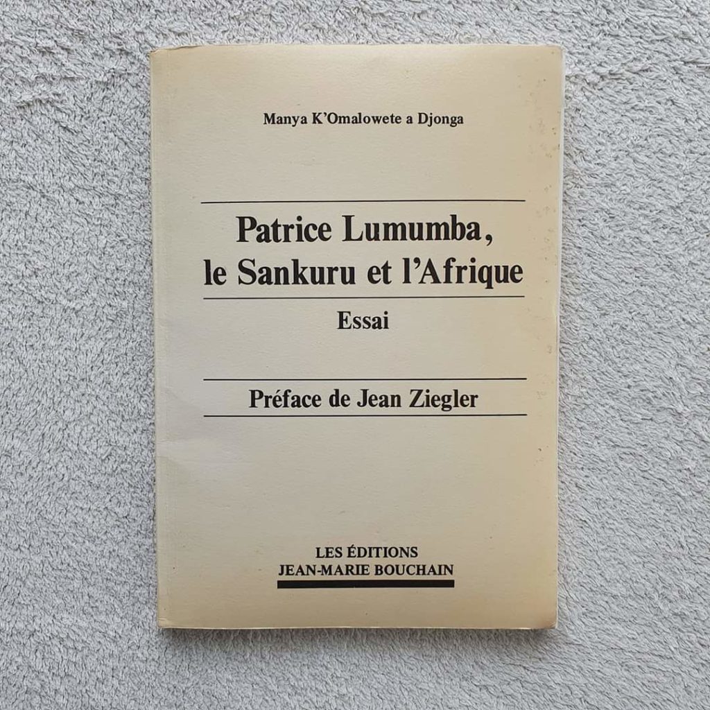 Couverture du livre "Patrice Lumumba, le Sankuru et l'Afrique" publié par André Manya en 1985