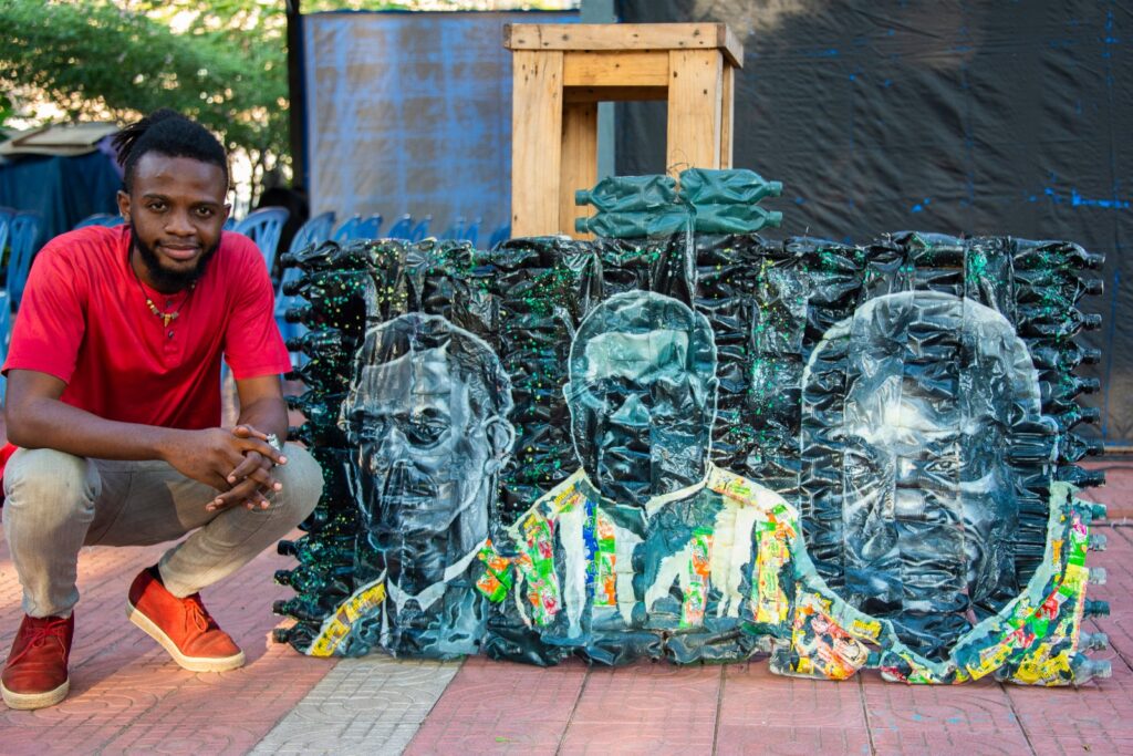 Article : Joël Biembe, l&rsquo;art du recyclage